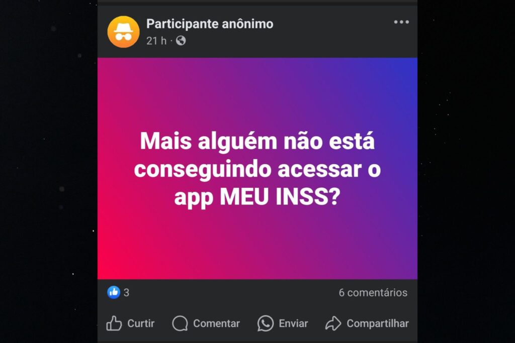 Reclamações de usuários nas redes sociais