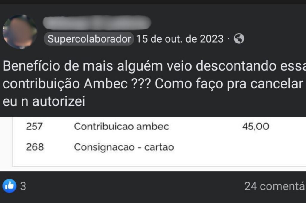 Reclamações de usuários nas redes sociais