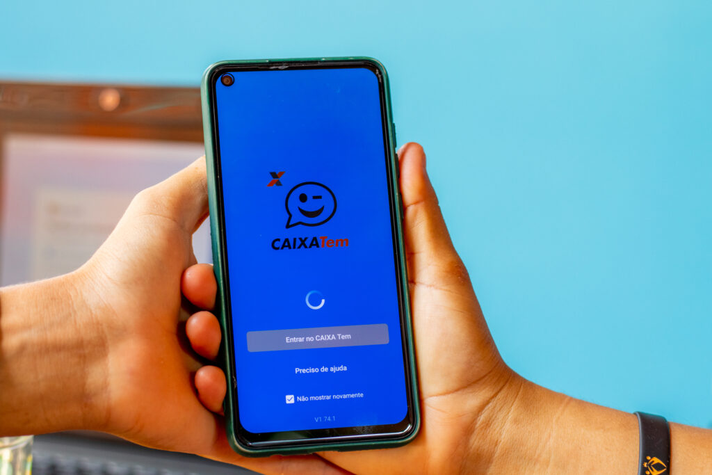 Poupança Social Digital app Caixa Tem. 